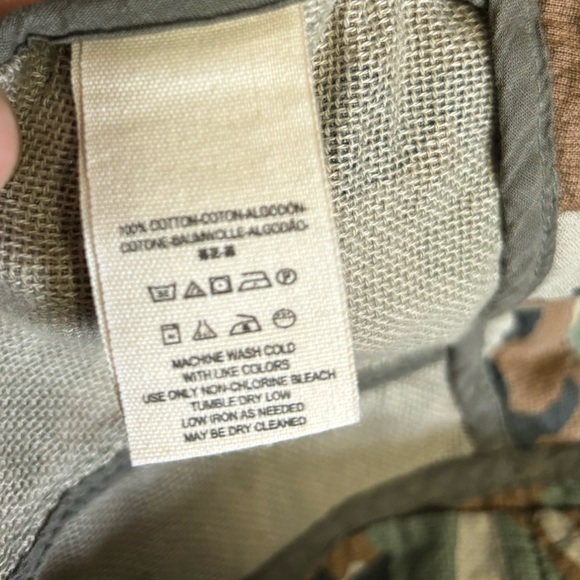 Free People cropped Camo blazer size 4 - Picture 6 of 8